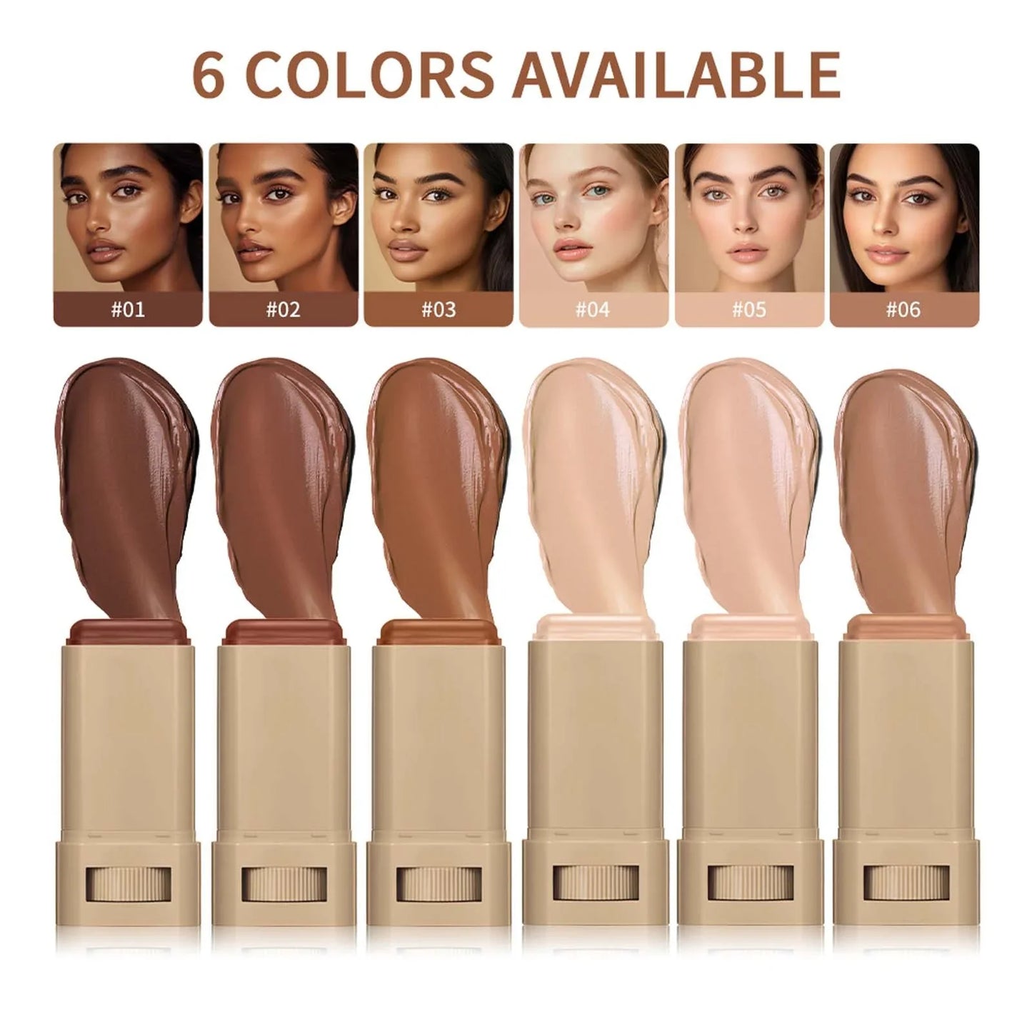 ✨ LAST DAY PROMOTION 🎁Buy 1 Get 1 Free-🔥Foundation Stick Beauty Balm Serum Boosted Skin Tint