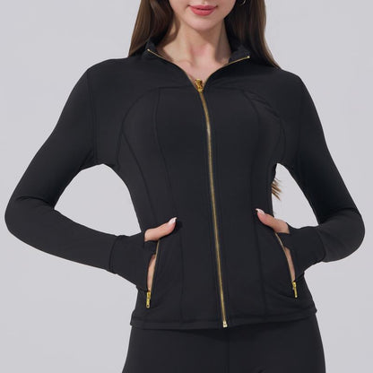🔥LAST DAY SALE 50% OFF -Golden Zipper ✨ Gardenia Fragrance 🌼 Soft Brushed Women’s Tracksuit Set