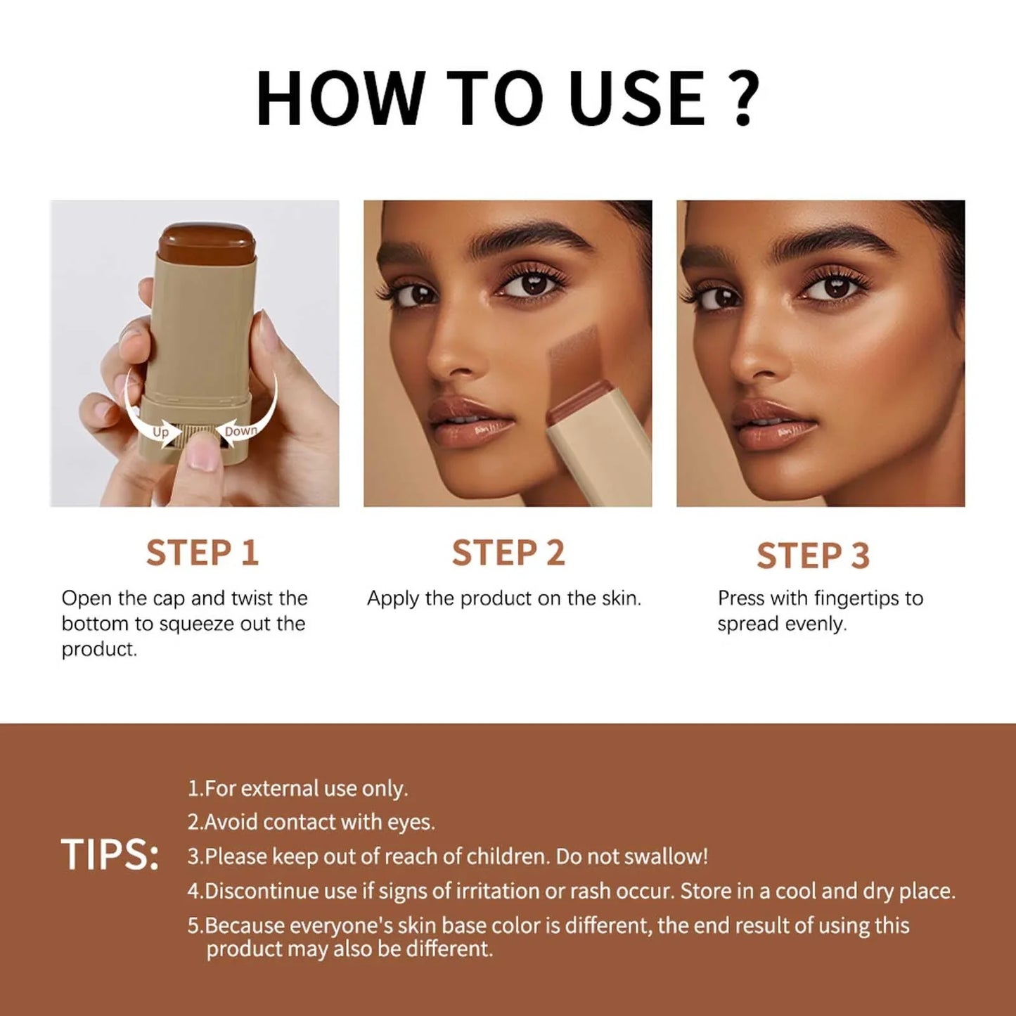 ✨ LAST DAY PROMOTION 🎁Buy 1 Get 1 Free-🔥Foundation Stick Beauty Balm Serum Boosted Skin Tint