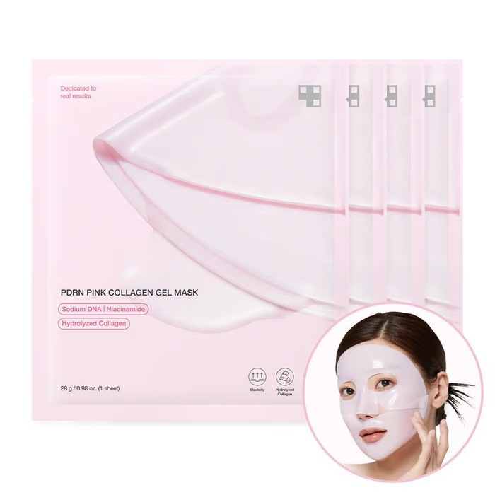 🎁Pink Collagen Gel Mask 4 Counts✨