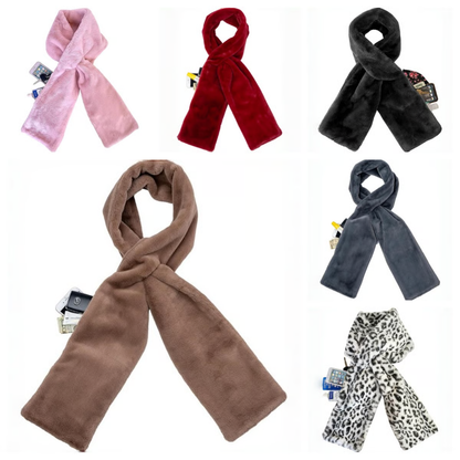 🎁Christmas Sale 49% OFF❄️ Faux-Fur Pull-Through Scarf with Hidden Pocket