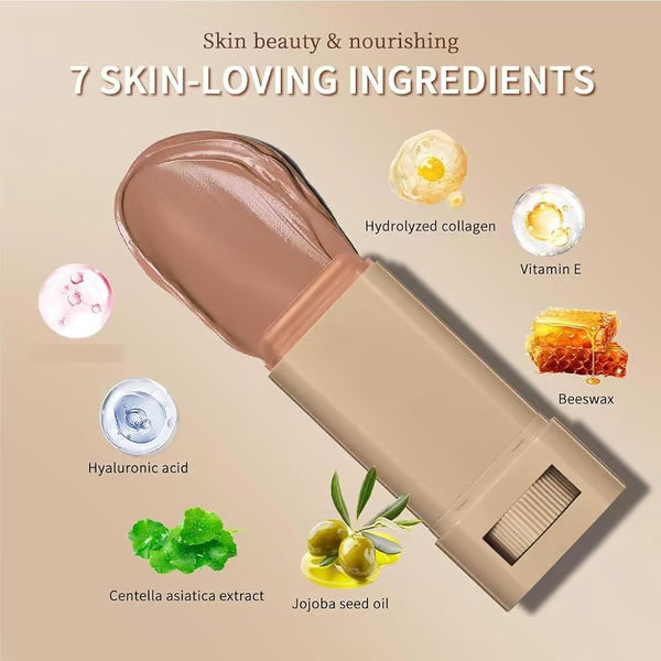 ✨ LAST DAY PROMOTION 🎁Buy 1 Get 1 Free-🔥Foundation Stick Beauty Balm Serum Boosted Skin Tint