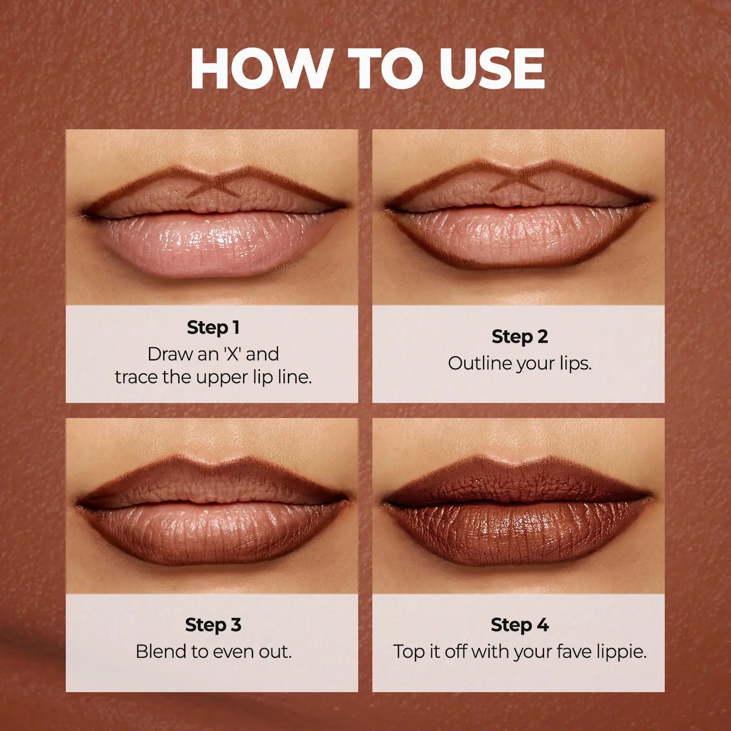 [Laka] Easy Glide Lip Liner — Creamy, Blendable Color with Smooth Application