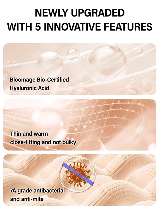 🌸Ultra-thin hyaluronic acid seamless skin care clothing two-piece set✨