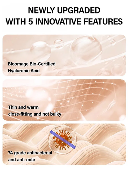 🌸Ultra-thin hyaluronic acid seamless skin care clothing two-piece set✨