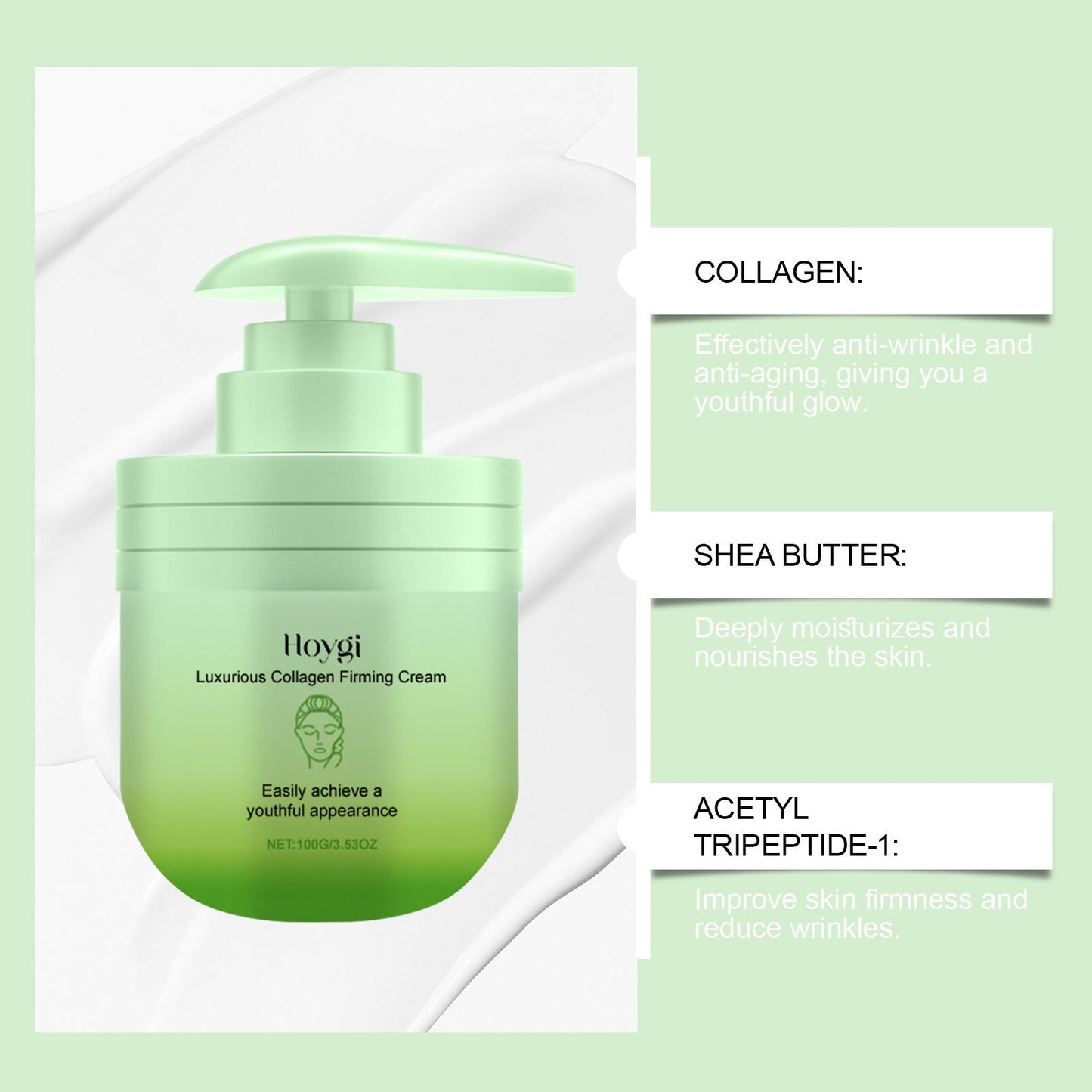 ✨️Advanced Formula 2.0🌿🌿 (🔥LAST DAY SALE-80% OFF🔥)- HZA™ Luxurious Collagen Firming Cream Pro